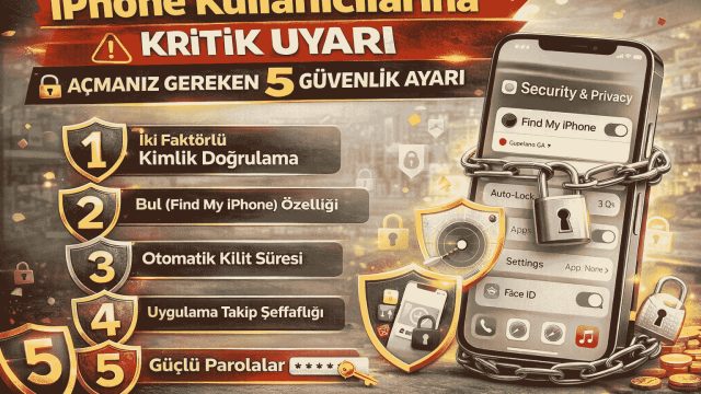 iPhone Kullanıcılarına Kritik Uyarı: Açmanız Gereken 5 Güvenlik Ayarı