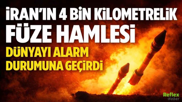 İran’ın 4 Bin Kilometrelik Füze Hamlesi Dünyayı Alarm Durumuna Geçirdi