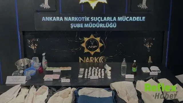 Ankara'da 6 Kilo 660 Gram Metamfetamin Ele Geçirildi