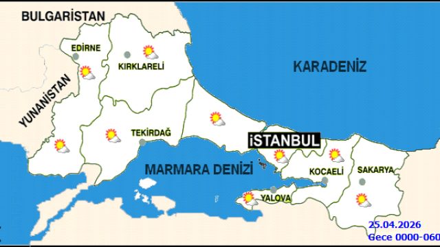 İstanbul'da 5 Günlük Hava Durumu: Parçalı Bulutlu ve Mevsim Normallerinin Üzerinde Sıcaklık