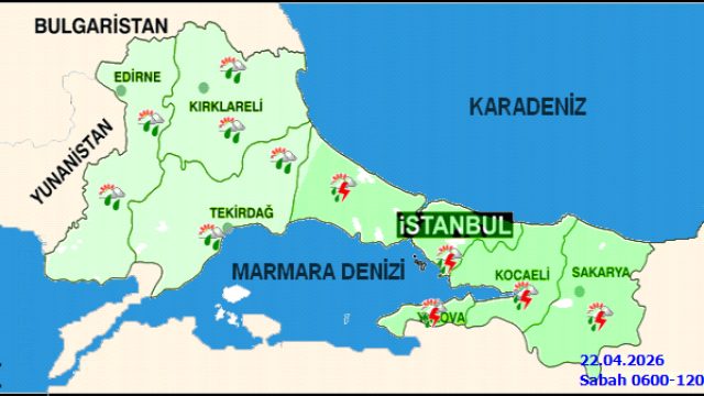 İstanbul'da Kuvvetli Yağış Uyarısı: 5 Günlük Hava Durumu Tahmini