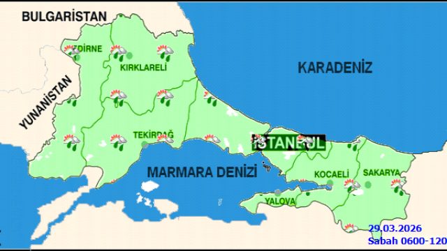 İstanbul'da Kuvvetli Yağış Uyarısı: Sıcaklıklar Düşüyor