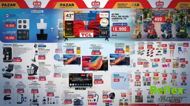 BİM 25-30 Eylül aktüel ürünler kataloğu: Stand mikser, QLED TV, oyuncak ve dikiş seti fiyatları