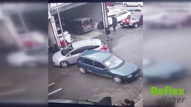Diyarbakır'da İ̇ki Araçlı Kaza Kamerada