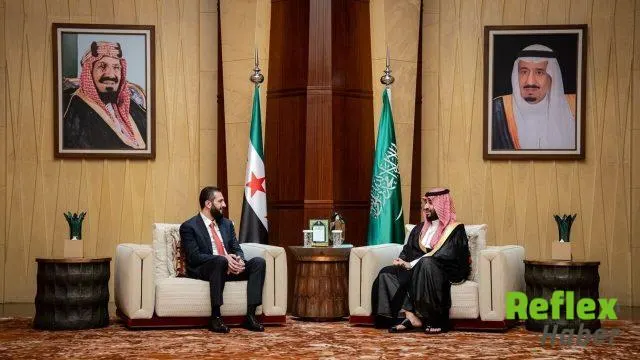 Ahmed Eş-Şara Riyad'da Muhammed Bin Selman İ̇le Görüştü