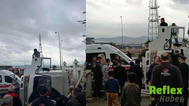 Kahramanmaraş-Kayseri Yolunda Kamyon Cami Duvarına Çarptı