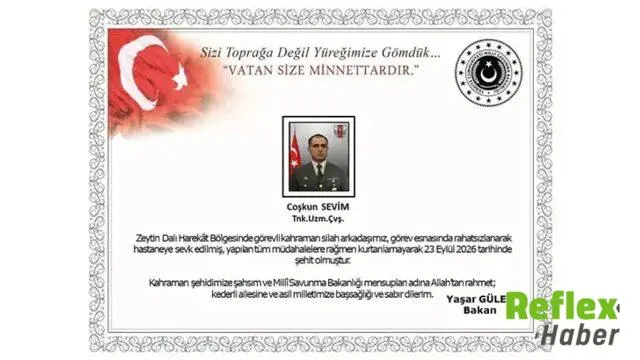 Şehit Uzman Çavuş Coşkun Sevim Kimdir, Neden Şehit Oldu?