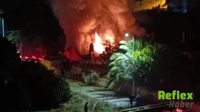 Nazilli’de Sobadan Çıkan Yangın Aileyi Evinden Etti