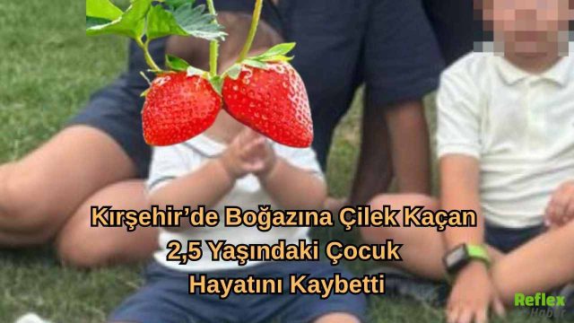 Kırşehir’de Boğazına Çilek Kaçan 2,5 Yaşındaki Çocuk Hayatını Kaybetti