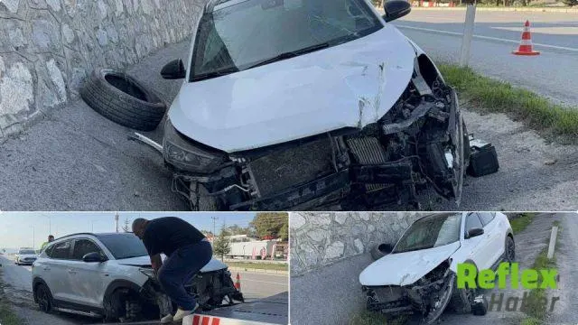 Mersin’den üniversite kaydı için Samsun’a gelen aile kaza yaptı: 5 yaralı