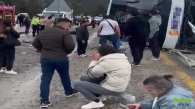 Konya Antalya Yolunda Dehşet Otobüs Kazasında Ölü Ve Yaralılar Var