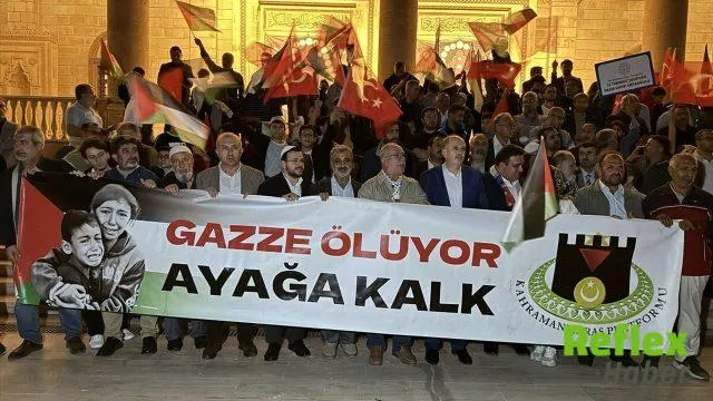 Kahramanmaraş’ta Gazze Saldırılarına Karşı Tepki Gösterildi