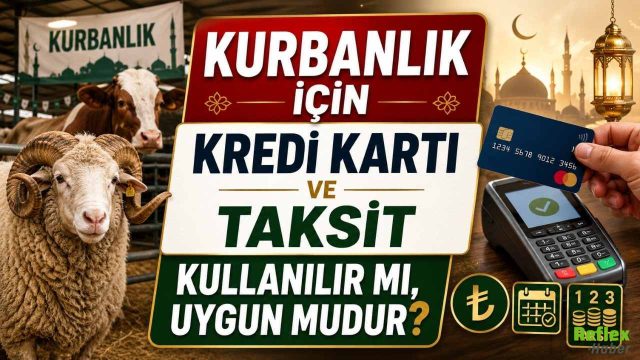 Kurbanlık İçin Kredi Kartı ve Taksit Kullanılır Mı, Uygun Mu?
