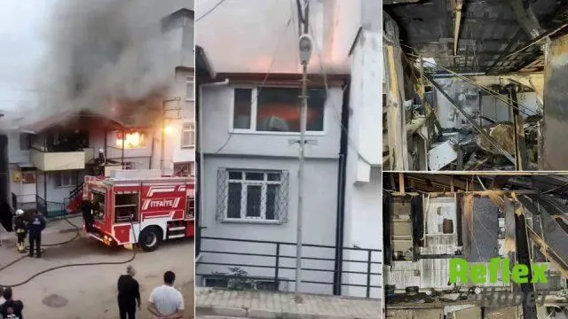 Samsun’da Elektrik Panosu Yangını: Beş Çocuklu Aile Evsiz Kaldı