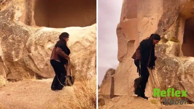 Nevşehir'de Çökmeden Dakikalar Önce Kaydedilen Peribacası Görüntüleri Ortaya Çıktı