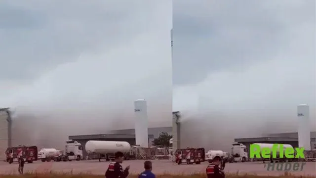 Kahramanmaraş’ta Türkoğlu Organize Sanayi Bölgesi’nde Gaz Dolum Tesisinde Patlama