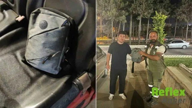 Gebze’de Parkta Bulduğu Altın Dolu Çantayı Polise Teslim Etti