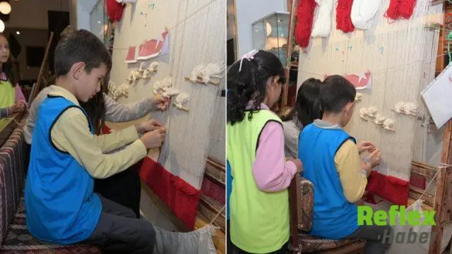 İsparta’da Türk Bayrağı Halısı Ziyaretçilerle Dokunuyor