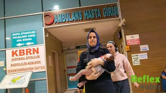 İ̇negöl’de Kanepeden Düşen 2 Aylık Poyraz Bebeğin Kafatasında Kırık