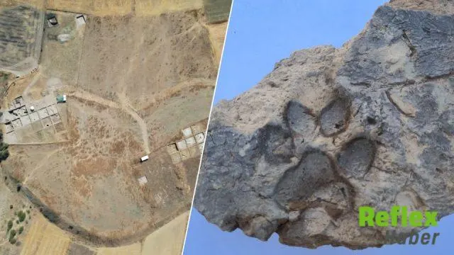 Tavşanlı Höyük’te Tunç Çağı’ndan Kalan Pati İ̇zleri Bulundu