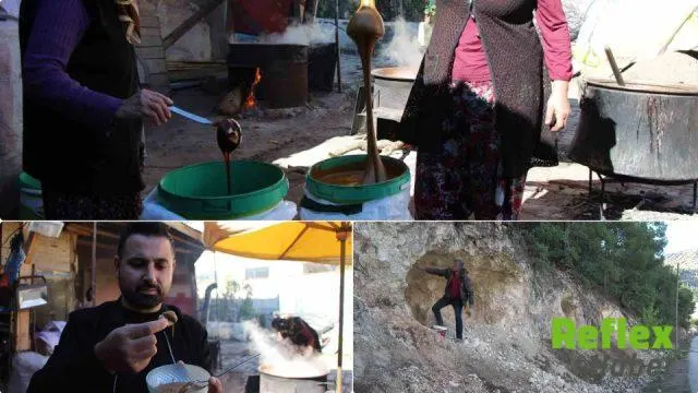 Amasya’da Pekmez İ̇çin Dağlardan Beyaz Toprak Çıkarılıyor