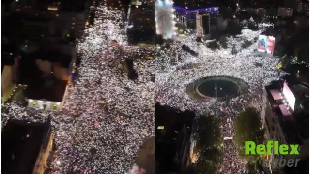 Sırbistan’da Öğrencilerden Seçim Öncesi Güç Gösterisi