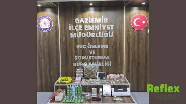 Gaziemir’de Uyuşturucu Operasyonunda İ̇ki Şüpheli Gözaltında