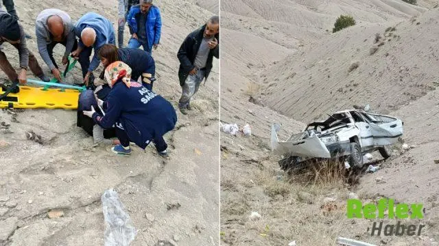 Elazığ’da Otomobil Uçurumdan Yuvarlandı: Bir Ölü, Bir Yaralı