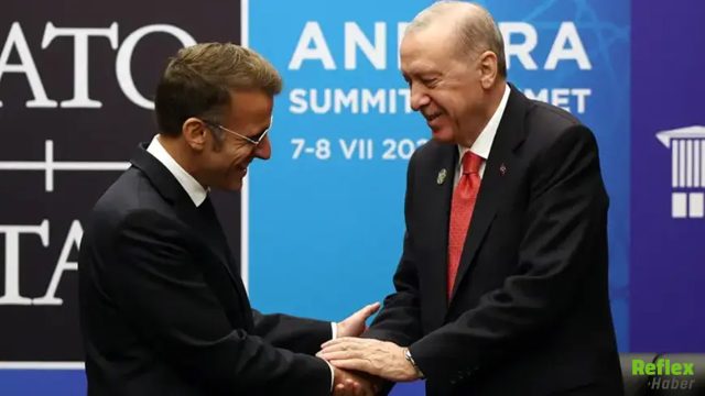 Macron'dan Erdoğan Paylaşımı! "Fransa'ya Selamlar İletildi"