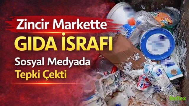 Marketin Arka Kapısında Şok Görüntüler: Süt, Yoğurt Ve Ekmekler Çöpe Gitti