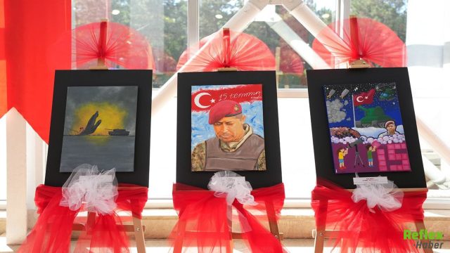 MEB'den 15 Temmuz'un 10. Yılına Özel Anlamlı Sergi! Öğrencilerin Eserleri İlgi Gördü