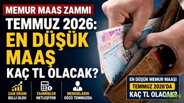 Memur Maaş Zammı Temmuz 2026: En Düşük Maaş Kaç TL Olacak?