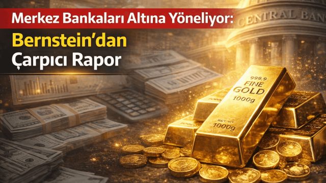 Merkez Bankaları Altına Yöneliyor: Bernstein’dan Çarpıcı Rapor
