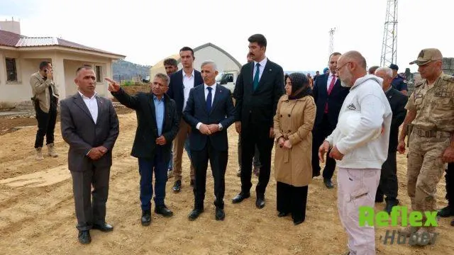 Vali Ünlüer Nurhak’taki Köy Konutlarını İ̇nceledi
