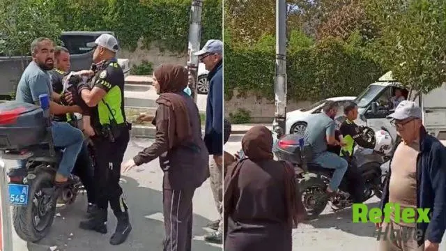 Hatay'da Bilinci Kapanan Bebeğe Motorize Polisten Acil Müdahale