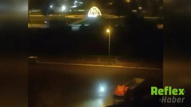 Elazığ Kırklar Mahallesi'nde Drift Yapan Sürücü Kamerada
