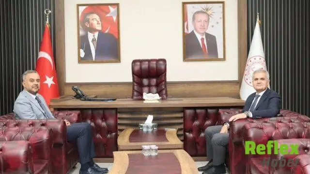 Akpınar, Toptaş Ve Akın’ı Makamında Ağırladı