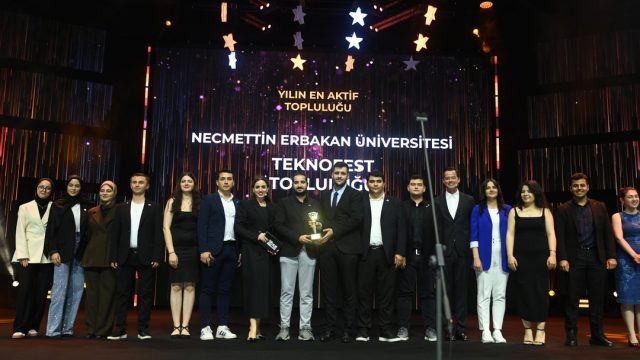 Necmettin Erbakan Üniversitesi Teknofest Topluluğu'na Büyük Ödül