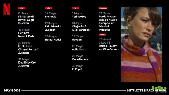 Netflix Türkiye Mayıs 2026 Takvimini Açıkladı: Yeni Dizi Film Ve Canlı Yayınlar Geliyor