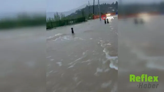 Dalaman’da Şiddetli Yağış Tersakan Çayı’nı Taşırdı