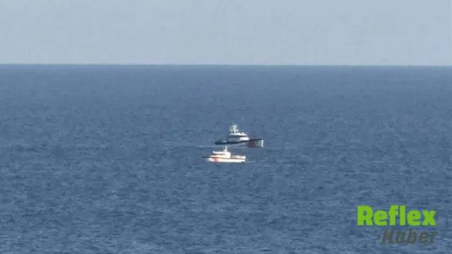 Amasra Açıklarında Kayıp Madencinin Teknesine Ait Batma Anı Kamerada