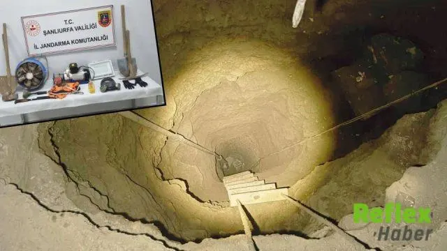 Şanlıurfa’da evin içinde 25 metrelik çukur kazdılar: Define ararken yakalandılar