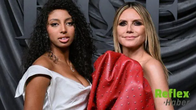 Heidi Klum, Kızı Lou Samuel İ̇le Paris’teki Moda Galasında