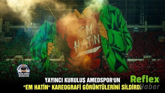 Yayıncı kuruluş Amedspor’un “Em hatin” koreografi görüntülerini sildirdi