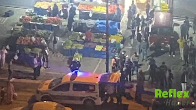 Ankara'da manav esnafı arasında sopalı kavga