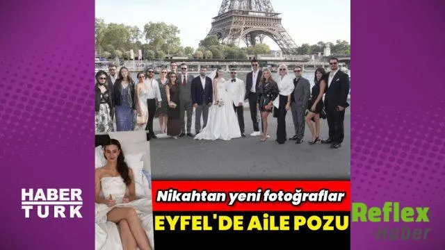 İtır Esen’den Eyfel Kulesi Önünde Aile Pozu