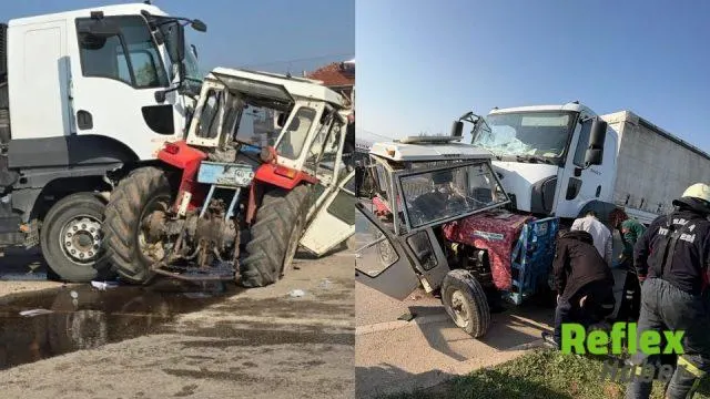 Tokat'ta Tır Ve Traktör Çarpıştı: İ̇ki Can Kaybı, Bir Yaralı