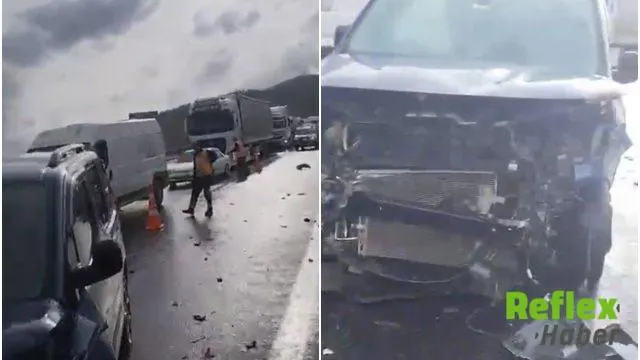 Tarsus-Adana-Gaziantep Otoyolunda Zincirleme Kaza: 8 Yaralı