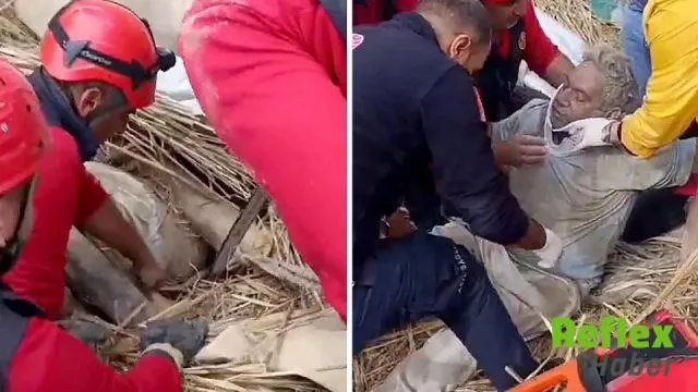 Doğubayazıt’ta Çöken Evden Yaralı Kurtarıldı