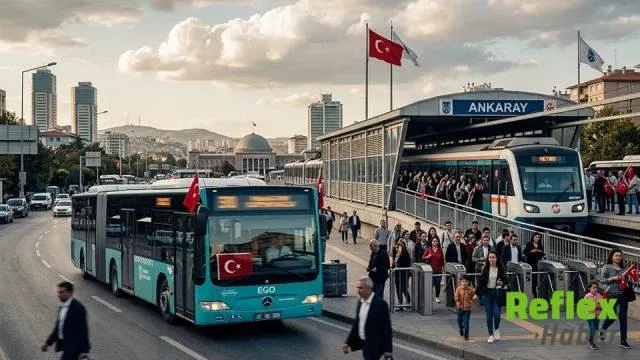 Ankara'da 29 Ekim'de Ego Ve Raylı Sistemlerde Ücretsiz Ulaşım